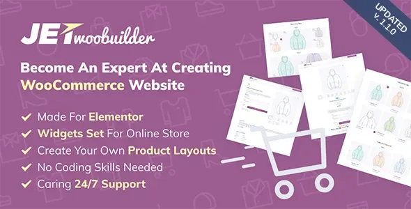 JetWooBuilder Plugin for Elementor product artwork