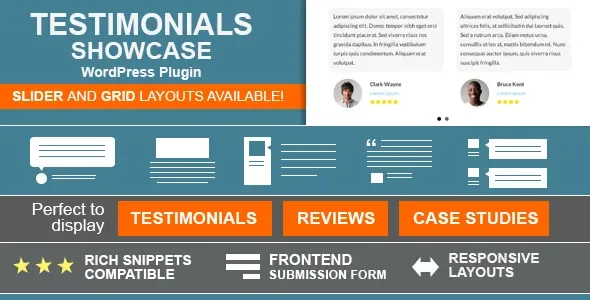 Testimonials Showcase WordPress Plugin product artwork