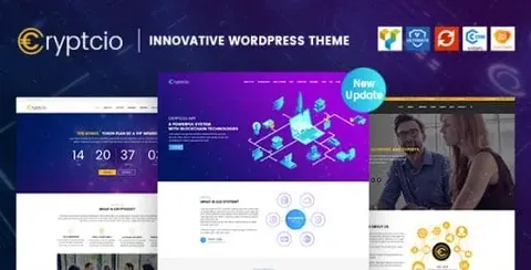 Cryptcio – Innovative WordPress Theme product artwork
