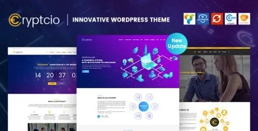 Cryptcio – Innovative WordPress Theme product artwork