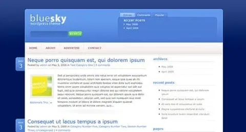 Elegant Themes BlueSky product artwork