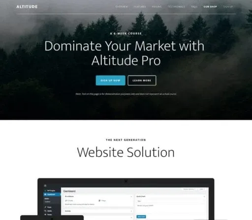 Altitude Pro Theme product artwork