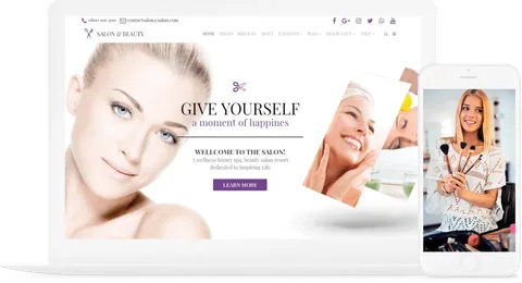 Salon WordPress Theme product artwork