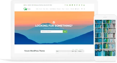 Forum WordPress Theme product artwork