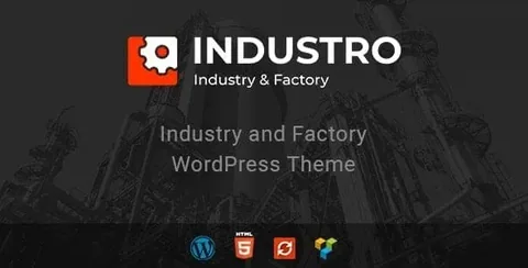 Industro – Industry & Factory WordPress Theme product artwork