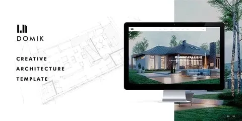 Domik – Creative Responsive Architecture WordPress Theme product artwork