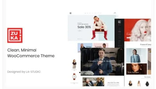 Zuka – Clean, Minimal WooCommerce Theme product artwork