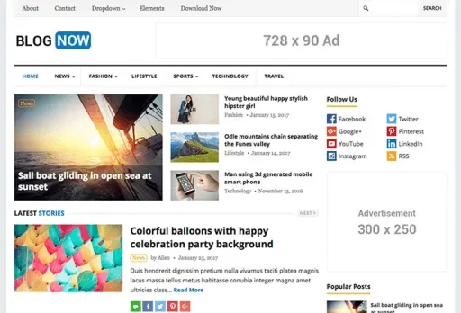 HappyThemes BlogNow Pro product artwork