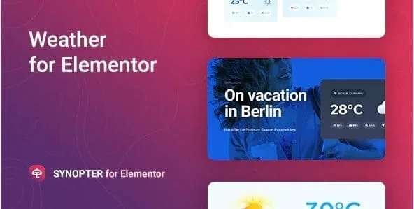 Synopter – Weather for Elementor product artwork