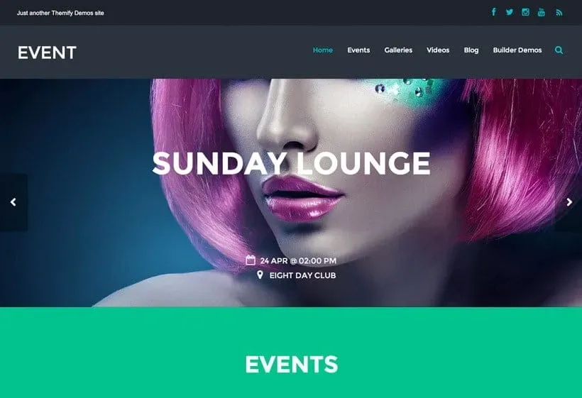 Themify Event WordPress Theme product artwork