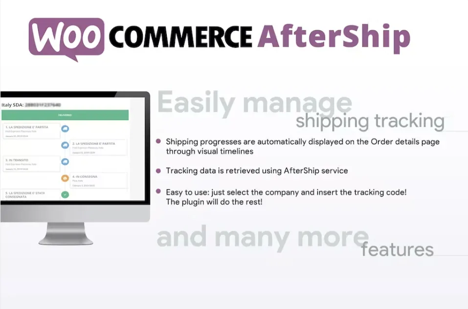 WooCommerce AfterShip product artwork