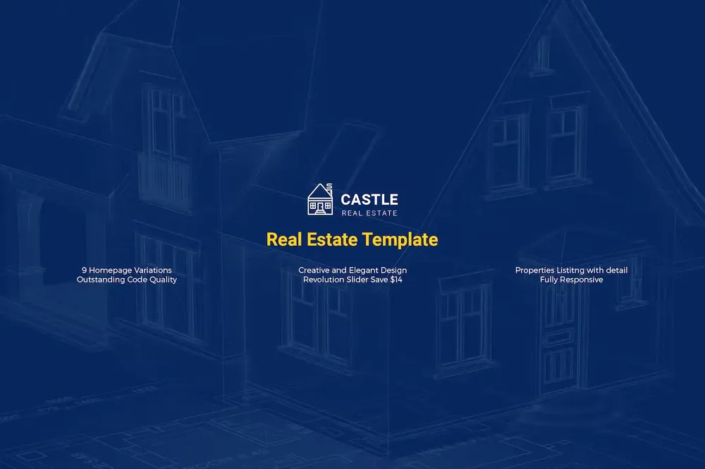 Castle – Real Estate Template product artwork