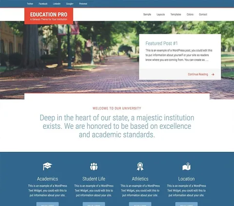 Education Pro Theme product artwork