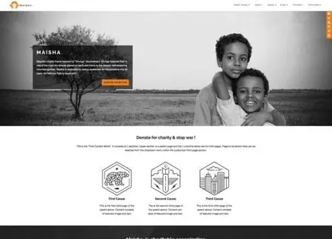 Maisha WordPress Theme product artwork
