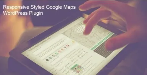 Responsive Styled Google Maps product artwork