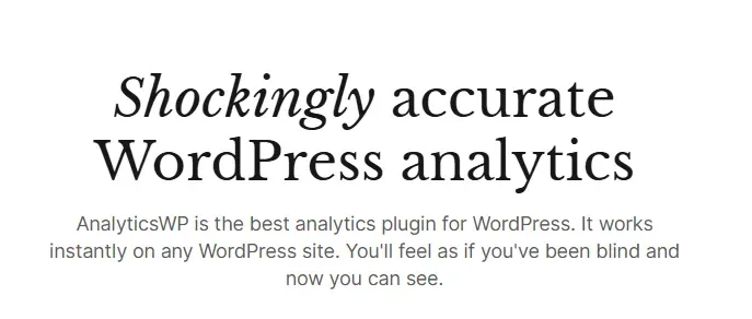 AnalyticsWP – WordPress Analytics Plugin product artwork