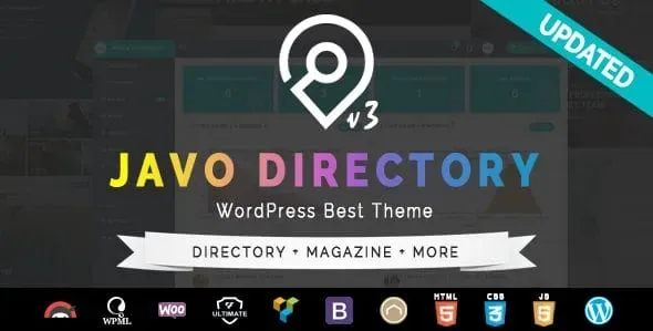Javo – Directory WordPress Theme product artwork
