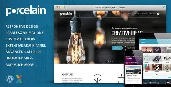 Porcelain – Responsive Multi-Purpose Theme product artwork