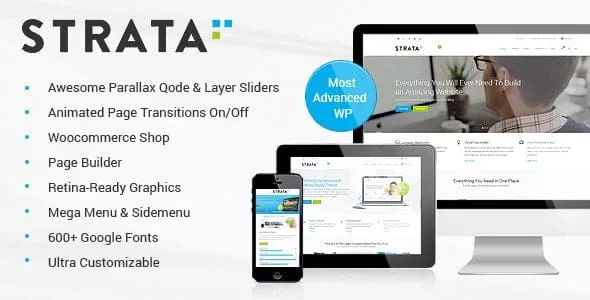 Strata – Professional Multi-Purpose Theme product artwork