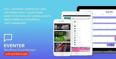 Eventer – WordPress Event & Booking Manager Plugin product artwork