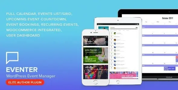 Eventer – WordPress Event & Booking Manager Plugin product artwork