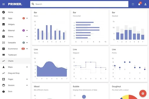 Primer Material 2 Angular 6+ Admin Template product artwork