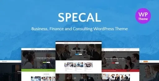Specal – Financial, Consulting WordPress Theme product artwork