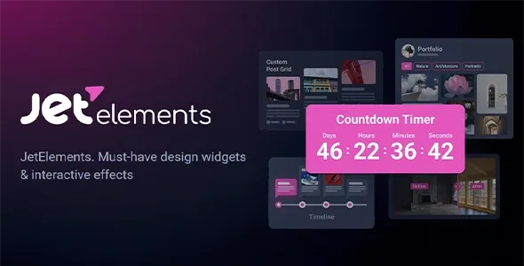 JetElements – Addon for Elementor Page Builder product artwork