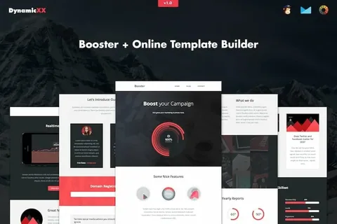 Booster – Responsive Creative Business Email product artwork