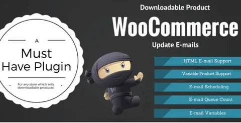 WooCommerce Downloadable Product Update E-mails product artwork