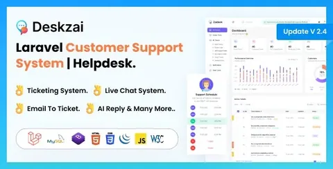 Deskzai- Customer Support System – Helpdesk – Support Ticket product artwork