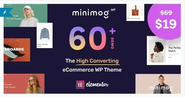 MinimogWP – The High Converting eCommerce Theme product artwork