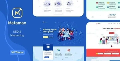 MetaMax – SEO and Marketing WordPress Theme product artwork
