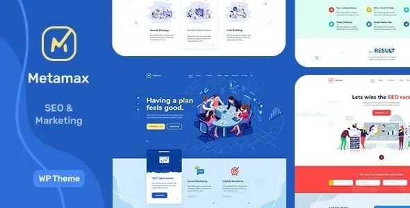 MetaMax – SEO and Marketing WordPress Theme product artwork