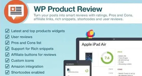 WP Product Review WordPress Plugin product artwork