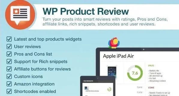 WP Product Review WordPress Plugin product artwork
