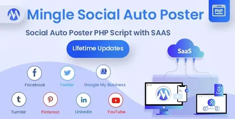 Mingle SAAS – Social Auto Poster & Scheduler PHP Script product artwork