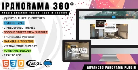 iPanorama 360° – Virtual Tour Builder for WordPress product artwork