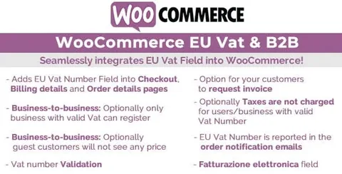 WooCommerce Eu Vat & B2B product artwork