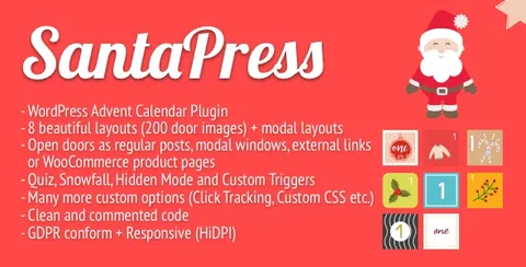 SantaPress – WordPress Advent Calendar Plugin product artwork