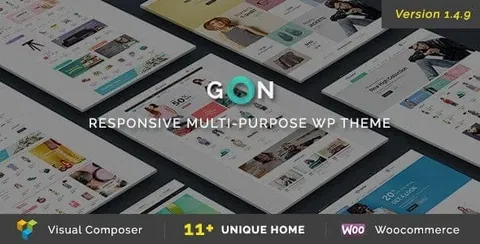 Gon – Responsive Multi-Purpose WordPress Theme product artwork