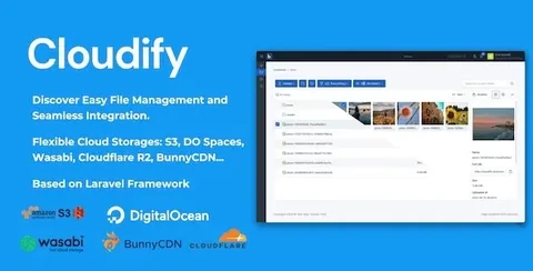 Cloudify – Self-Hosted File Manager and Cloud Storage product artwork
