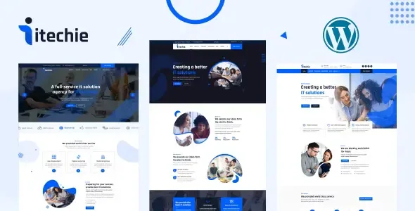 Itechie – IT Solutions and Services WordPress Theme product artwork