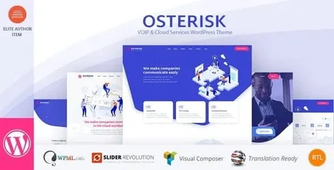 Osterisk: VOIP & Cloud Services Theme product artwork