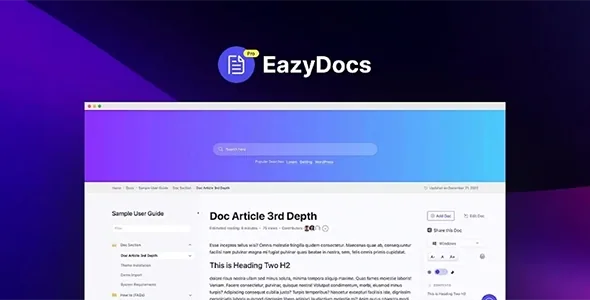 EazyDocs Pro product artwork
