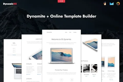 Dynamite – Responsive APP / Promotion Email product artwork