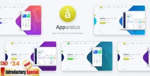 Apparatus – A Multi-Purpose One-Page Landing Theme product artwork
