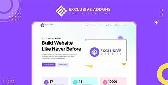 Exclusive Addons Elementor Pro product artwork