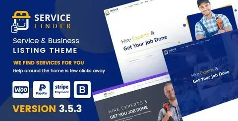 Service Finder – Provider and Business Listing Theme product artwork