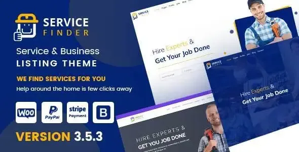 Service Finder – Provider and Business Listing Theme product artwork